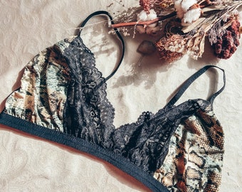snake bralette