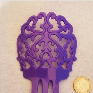 Spanish Peineta/Flamenco Hair Comb- Mauve Colour - perfect for  Flamenco/Fiesta/Party/Feria/Prom/Evening