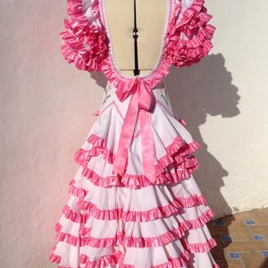 Vintage Spanish Flamenco Dress 3691.5cm Bust | Etsy