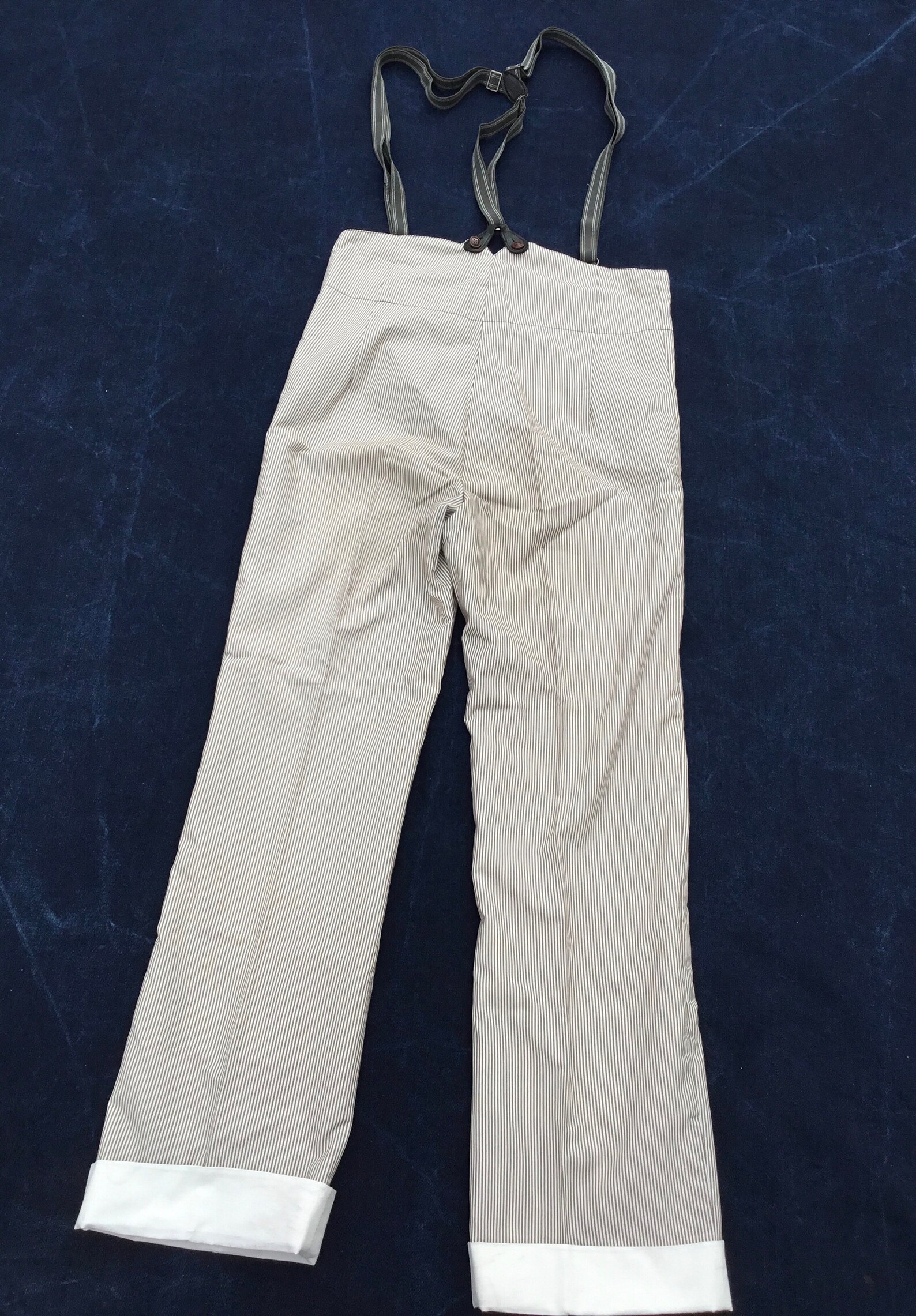 High Waisted Unisex Spanish Trousers/Pantalones with Button Etsy