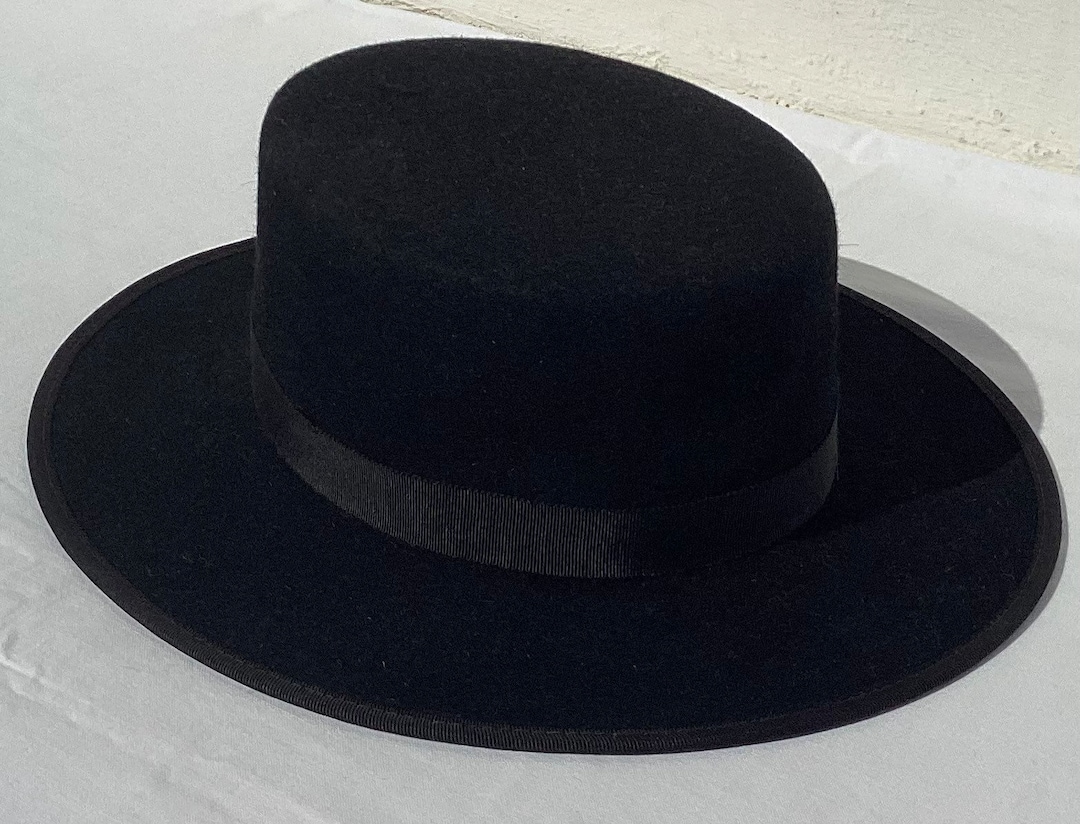 Spanish Riding Hats Child’s Vintage Spanish Horse Riding Sombrero, Fine Black Fur Felt ...
