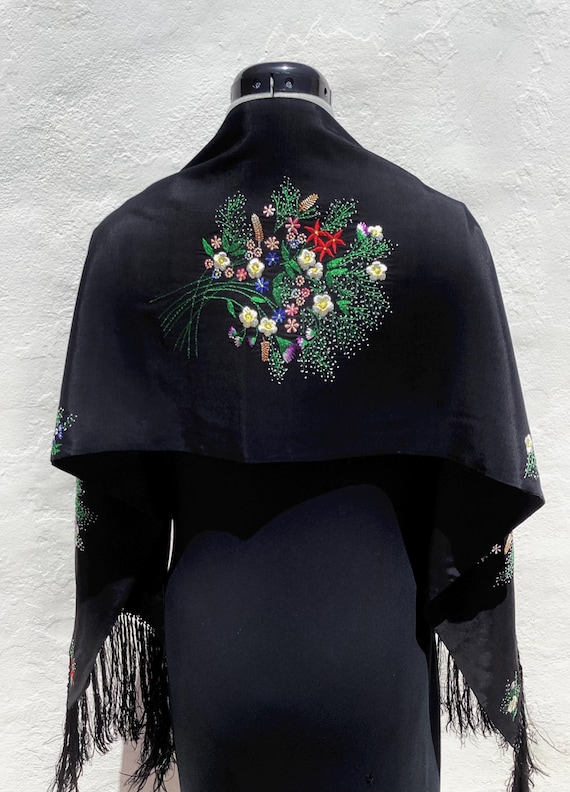 vintage 刺繍 ショール ストール 【公式通販】