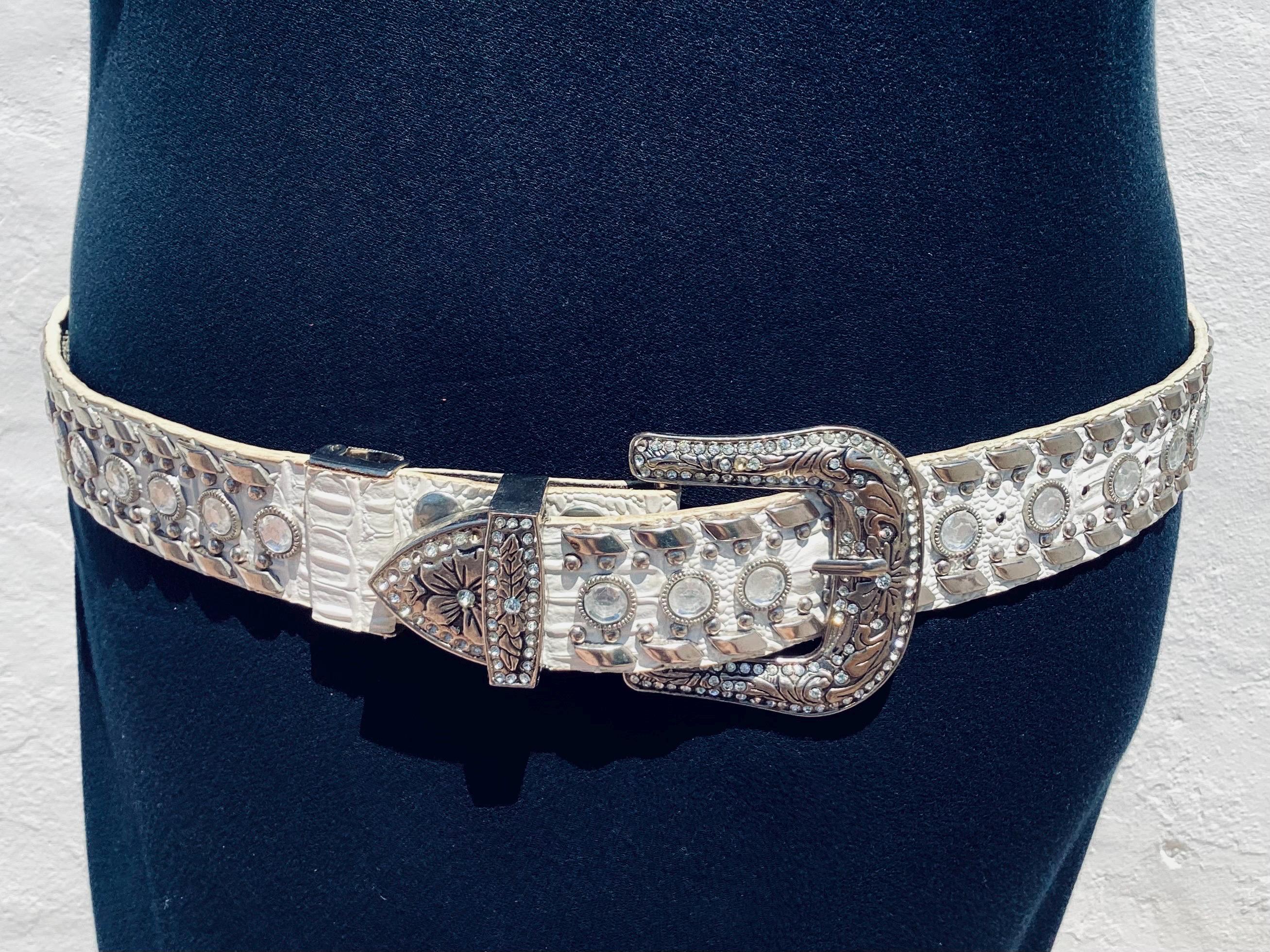 AQUILA: Cintura Uomo / Donna In Cuoio, Colore: NERO, Made In - Foto 2