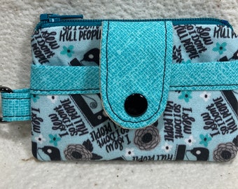 Zippy coin purse Sewing - I Sew so I Don't Kill People