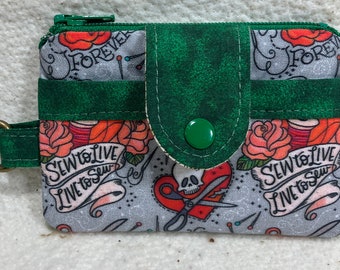 Zippy coin purse Sewing - Sew to Live