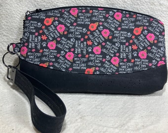 Clematis Wristlet - sweary My Dog and I Talk Sh&% About You