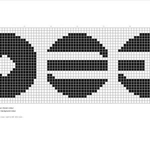 Arirang knitting pattern, BTS arirang beading, cross stitch download pattern, xlsx file image 3
