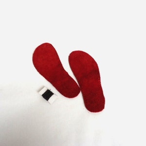 Red Leather Slipper Soles: Adult Sizes 35-40 EU, Anti-Slip