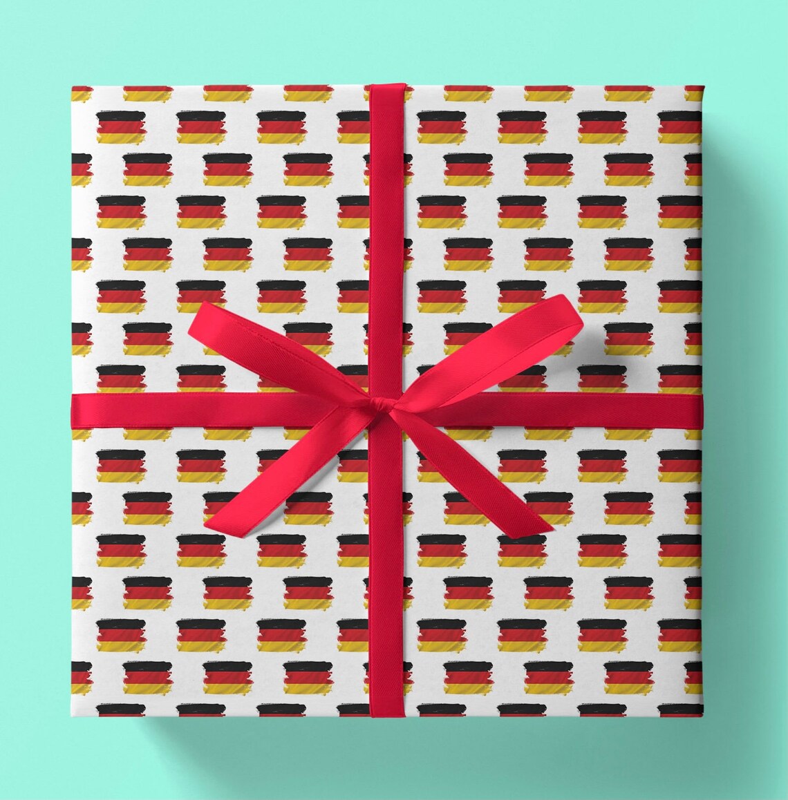 German Flag Wrapping Paper Pack of 3 or 5 sheets Germany Etsy