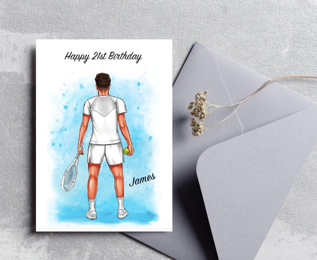 Tennis Sport Birthday Cards - Boys In Sports - Foto 10