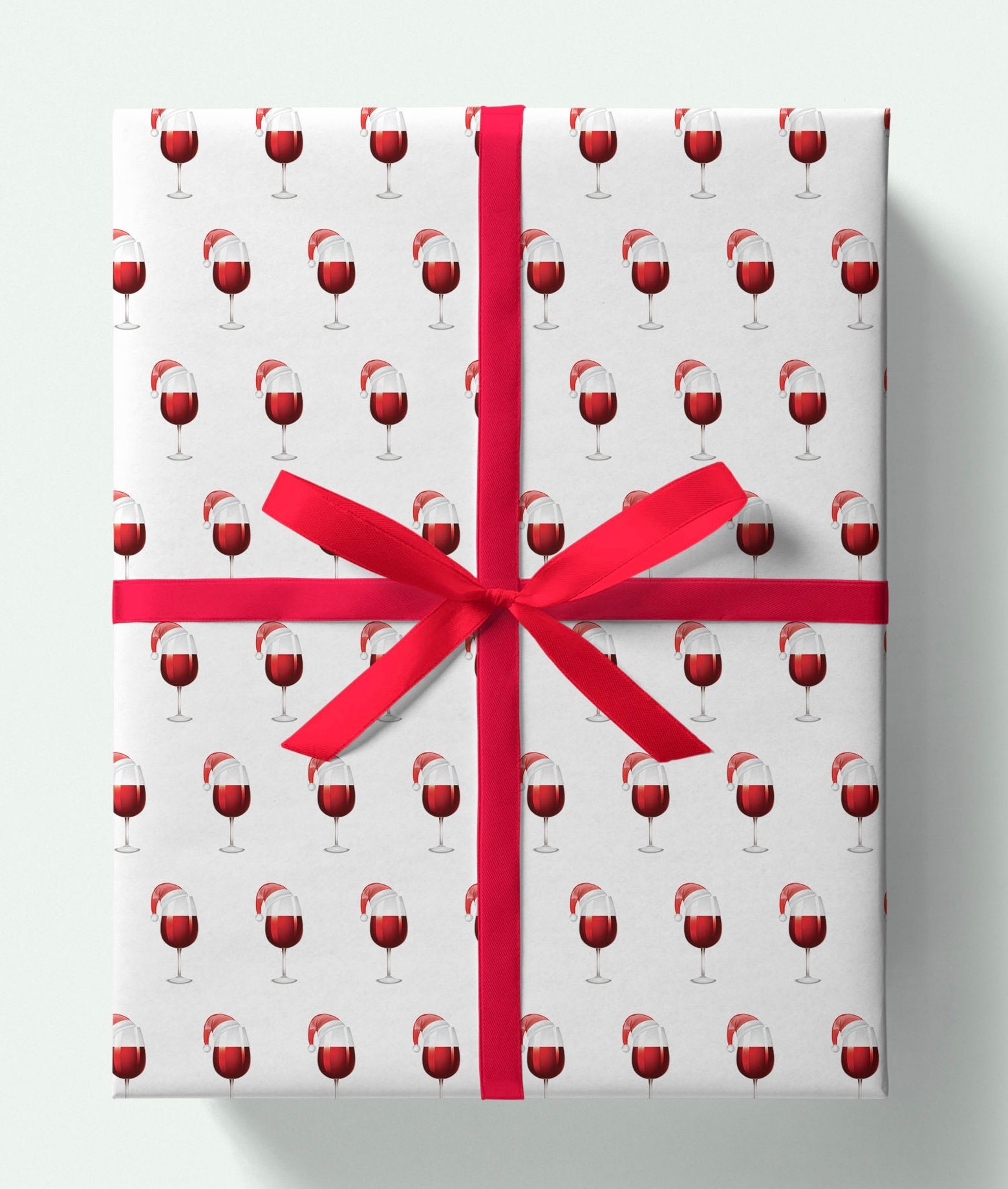 Red Wine Christmas Wrapping Paper Red Wine pack of 3 or 5 Etsy UK