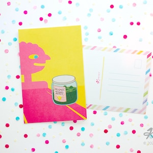 Prismo's Pickles Postkarte - Adventure Time Fionna und Kuchen Fan Art Geschenk