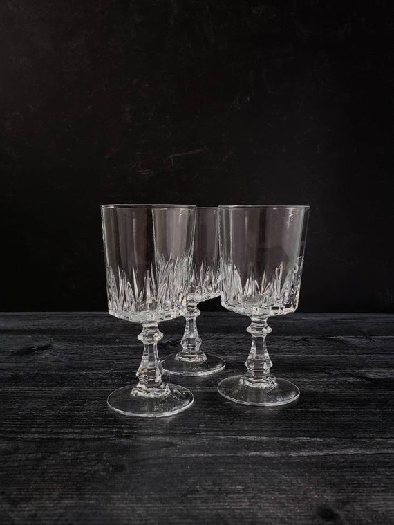 Vintage Crystal Cordial Trio Vintage Crystal Cordial Trio