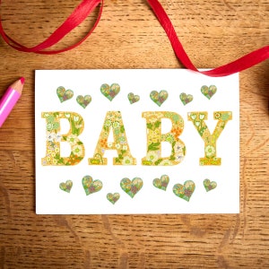 Carte New Baby / Bienvenue dans le monde / Cartes écologiques