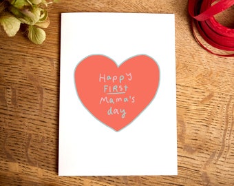 First Mother's day Card / Happy Mother's day / Mother's day card for new mum