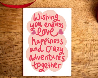Wedding Card, Endless Love and Adventures