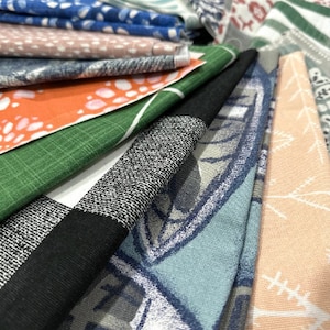 60% OFF Fabric Remnants- Premier Prints Scraps in a Variety of Colors