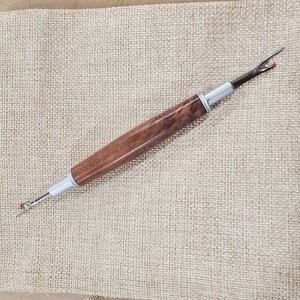 Exotic Bolivian Rosewood Seam Ripper with Large and Small Heads