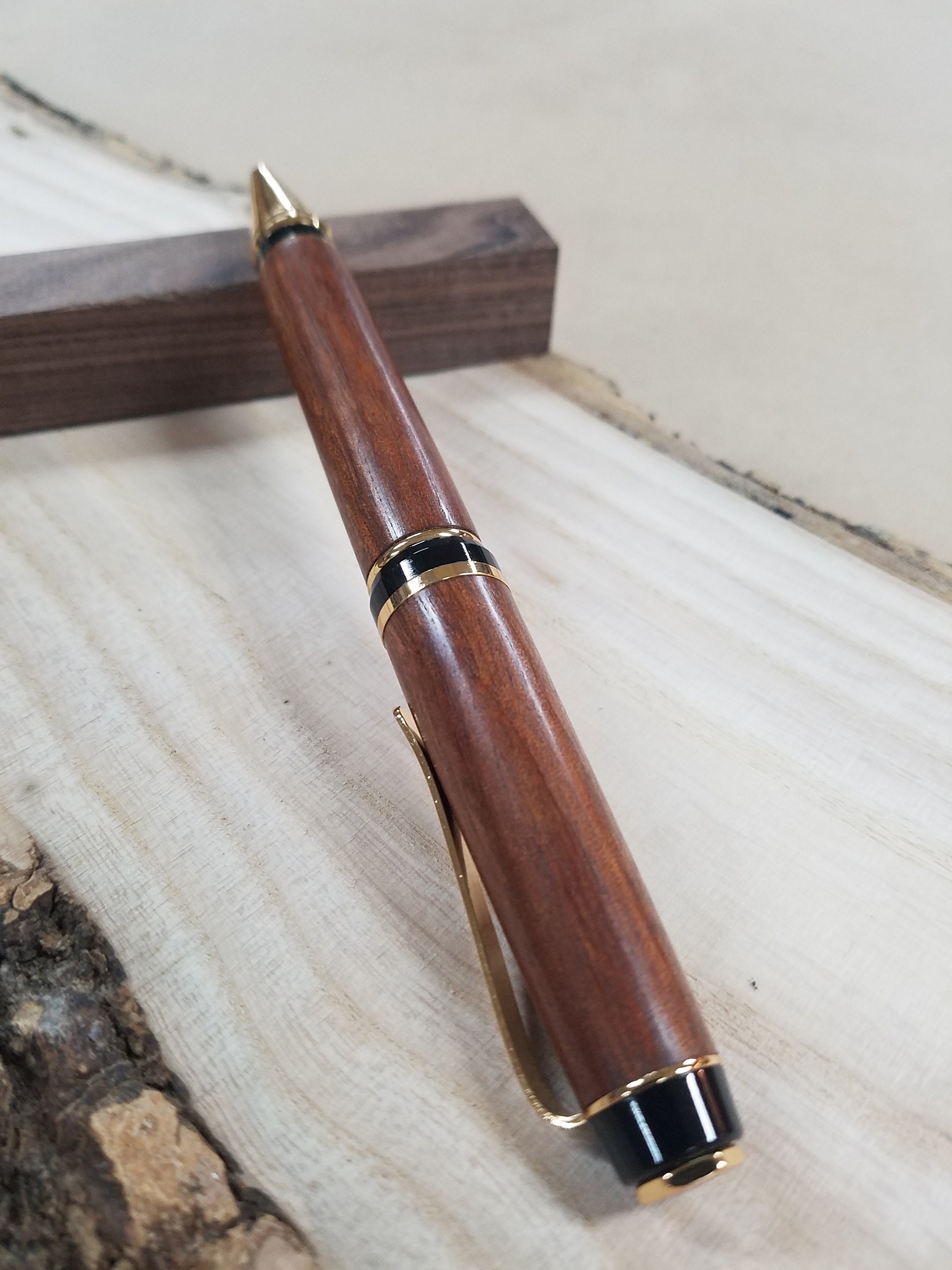 Exotic Goncalo Alves Wood Pen Cigar Pen Free Gift Box - Etsy