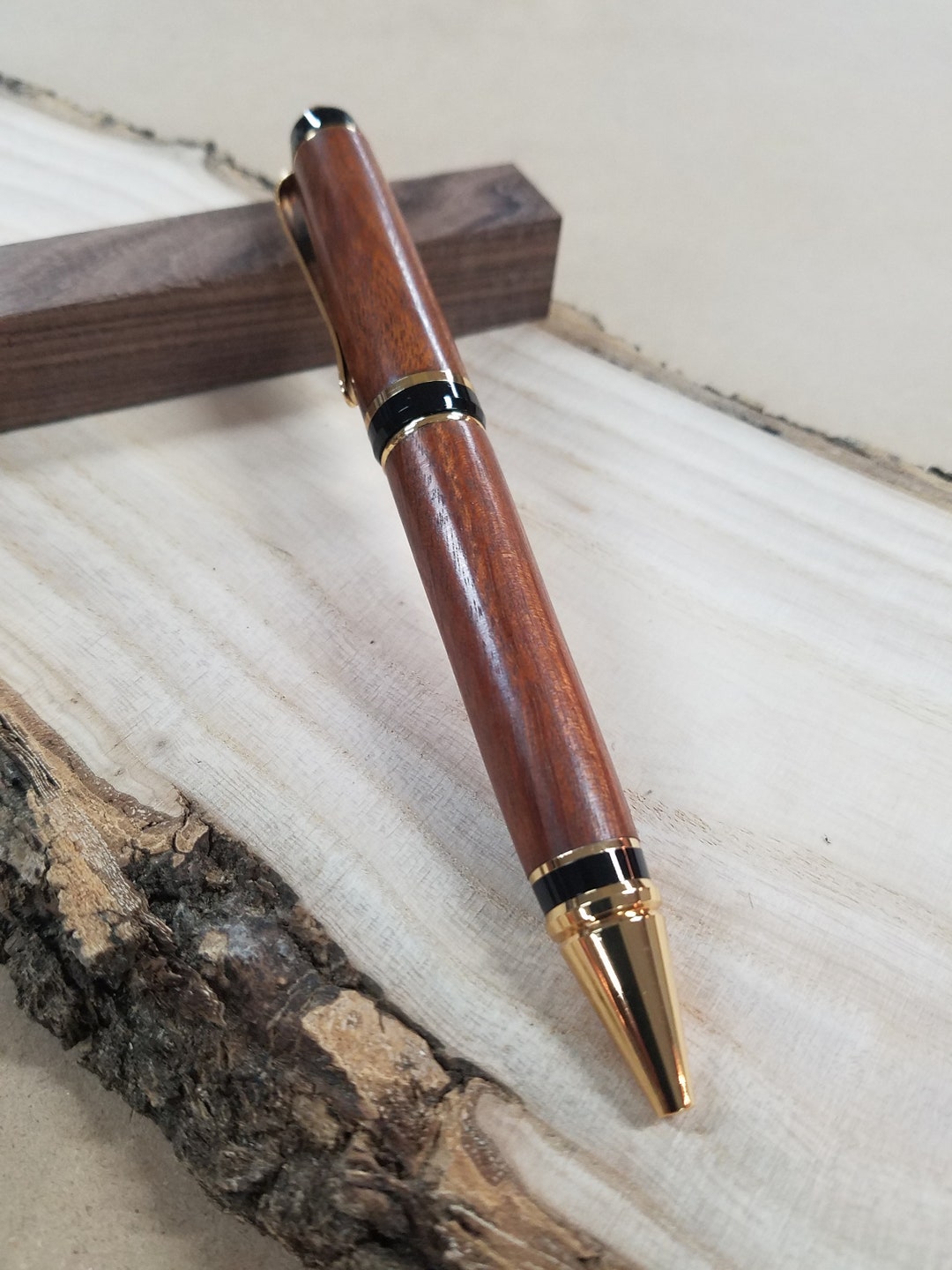 Exotic Goncalo Alves Wood Pen, Cigar Pen, Free Gift Box - Etsy