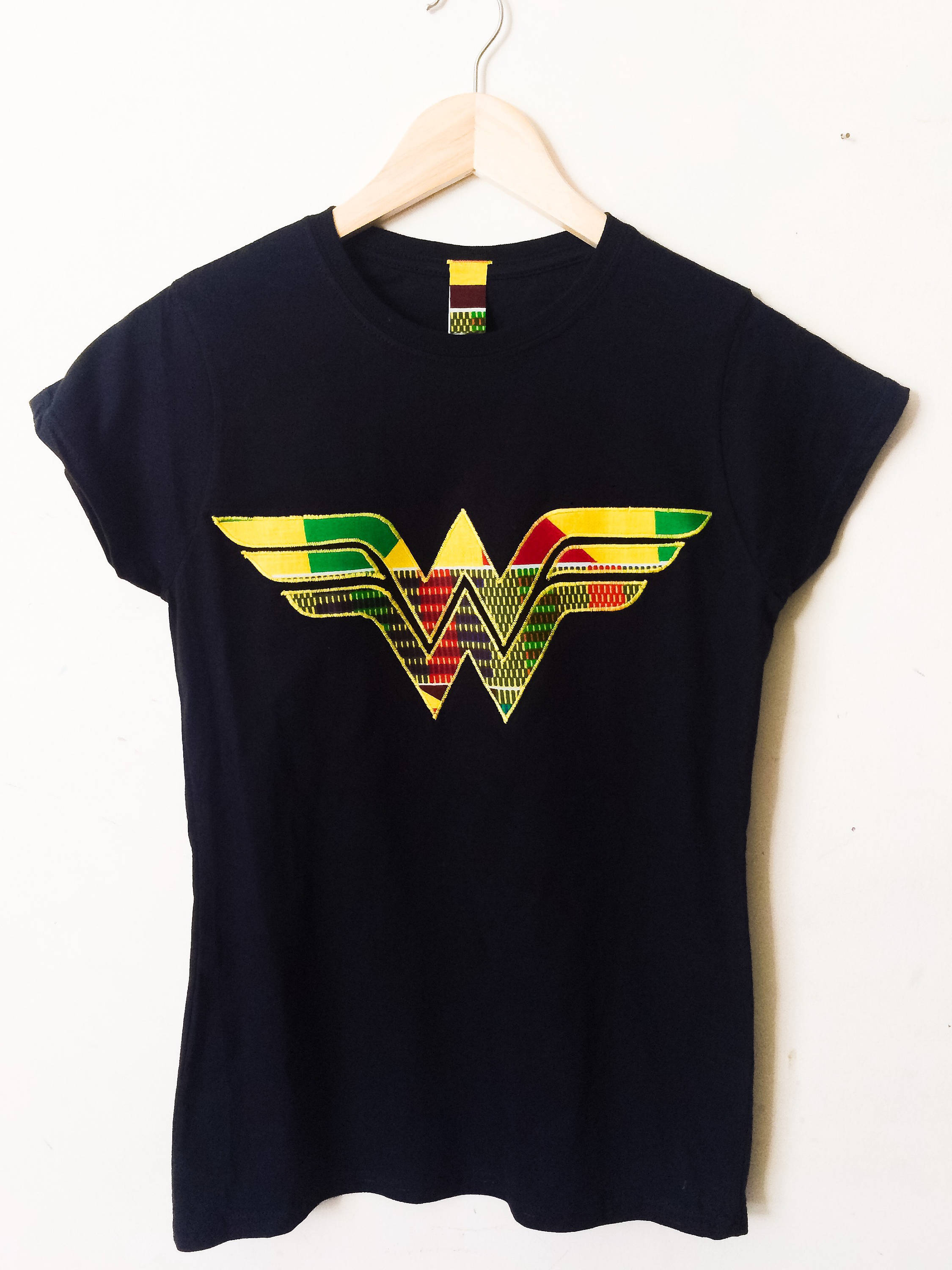 Afro Wonder Woman Dames T-shirt Nubia 