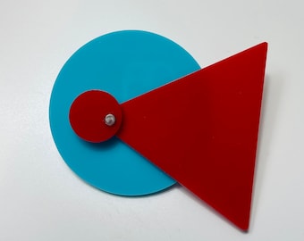 ANCIENNE BROCHE de LÉA STEIN EN GALALITHE  art déco  non signée