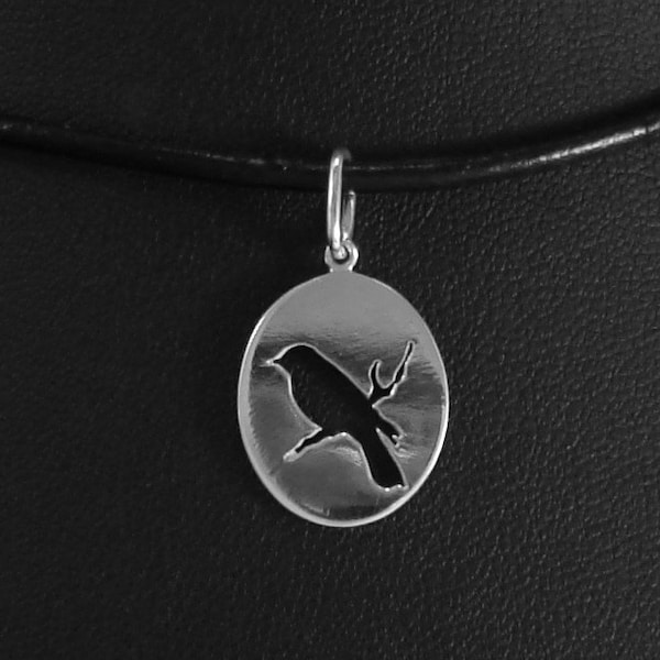 Sterling Silber Amsel