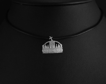 Sterlingsilver Ungerns heliga krona