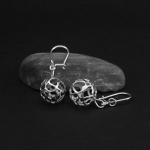 Sterling silver Magic Globe Earrings