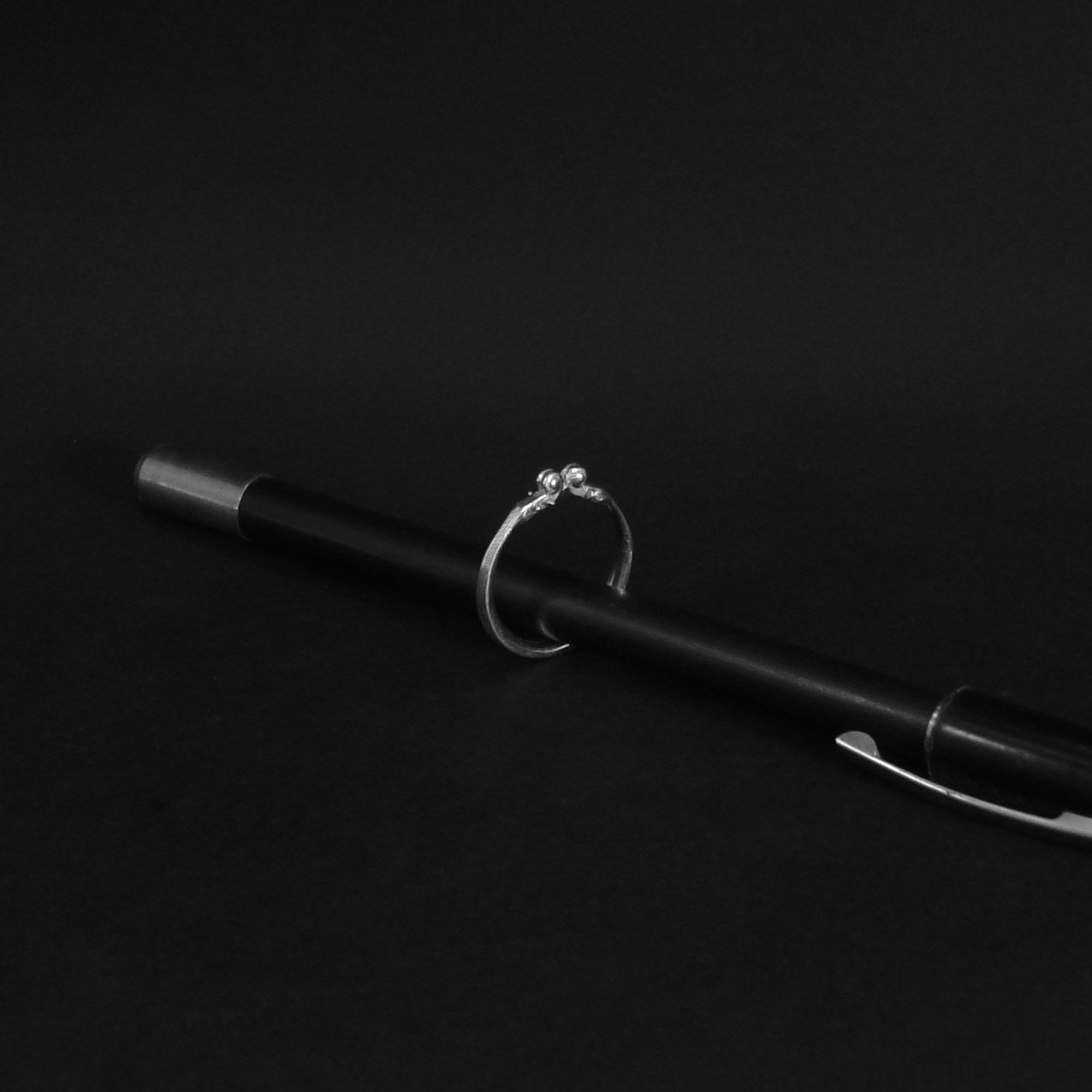 Sterling silver Violin ring Etsy