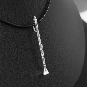 Sterling silver Clarinet Pendant