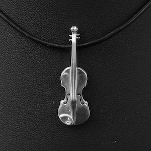 Sterling silver Violin Pendant