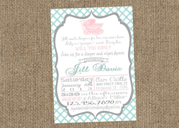 diaper and wipes baby shower