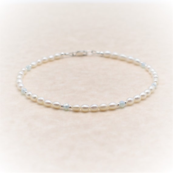 Something cheap blue anklet