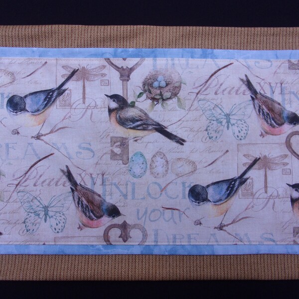 Table Runner Birds Etsy