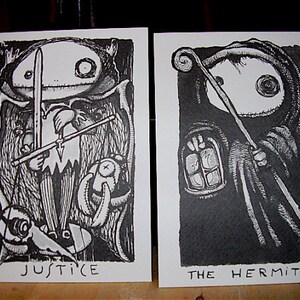 BAMBOLANERA TAROT - ohne Laminierung - mit 22 großen Major Arcana -