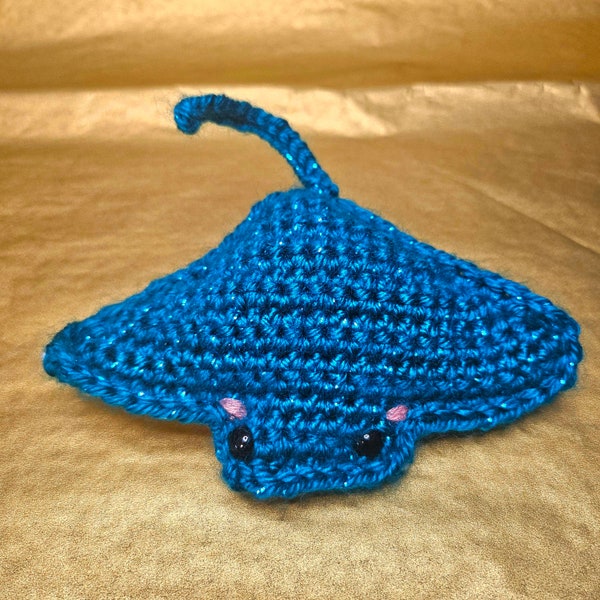 Manta Ray Crochet Amigurumi Plush Marine Ocean Animal
