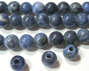 2.5mm hole Mookaite Large Hole Polished 8mm Round Beads 8 strand