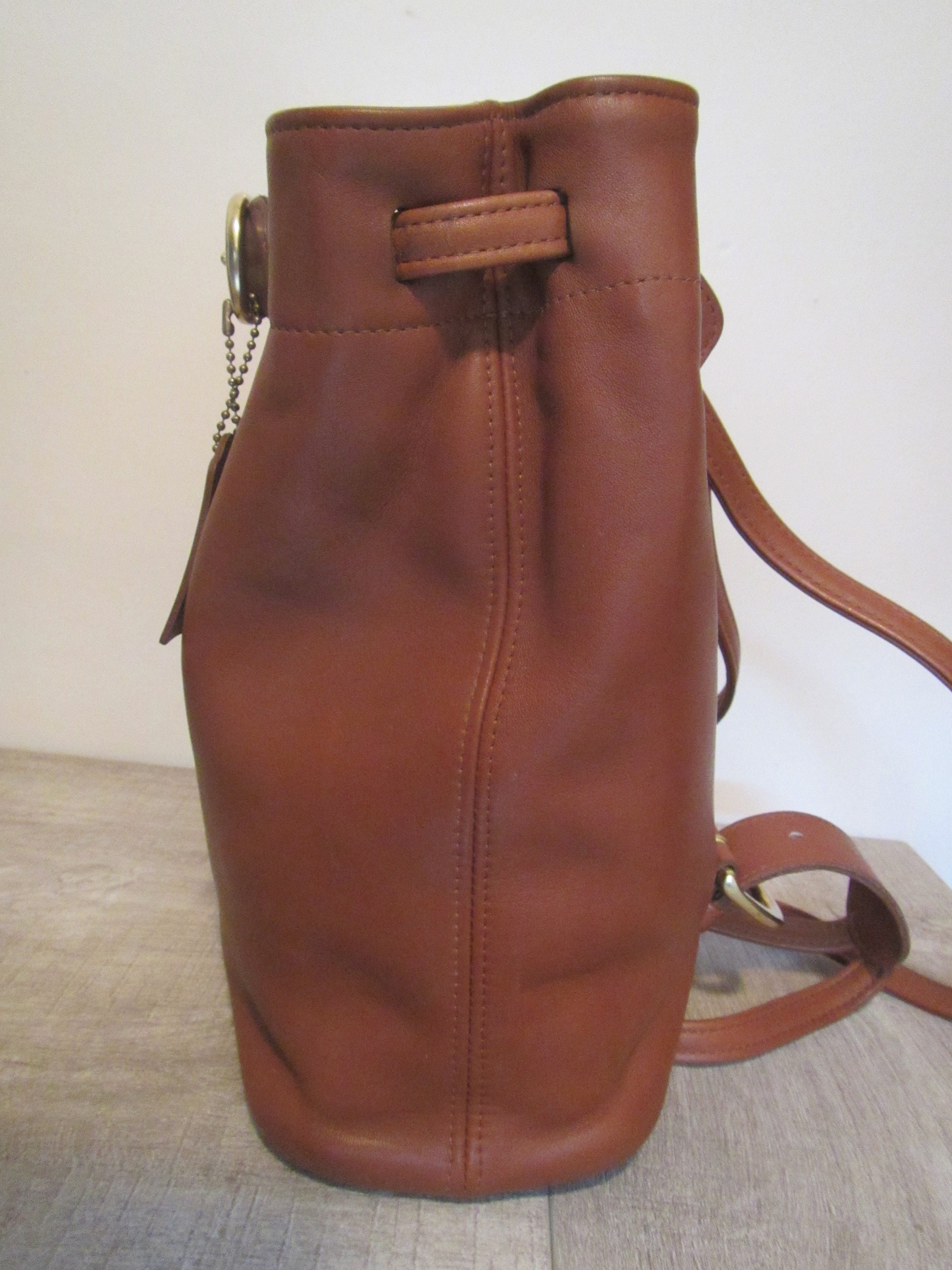 Coach USA 4162 Soho Cornelia Sling Backpack British Tan VGC 