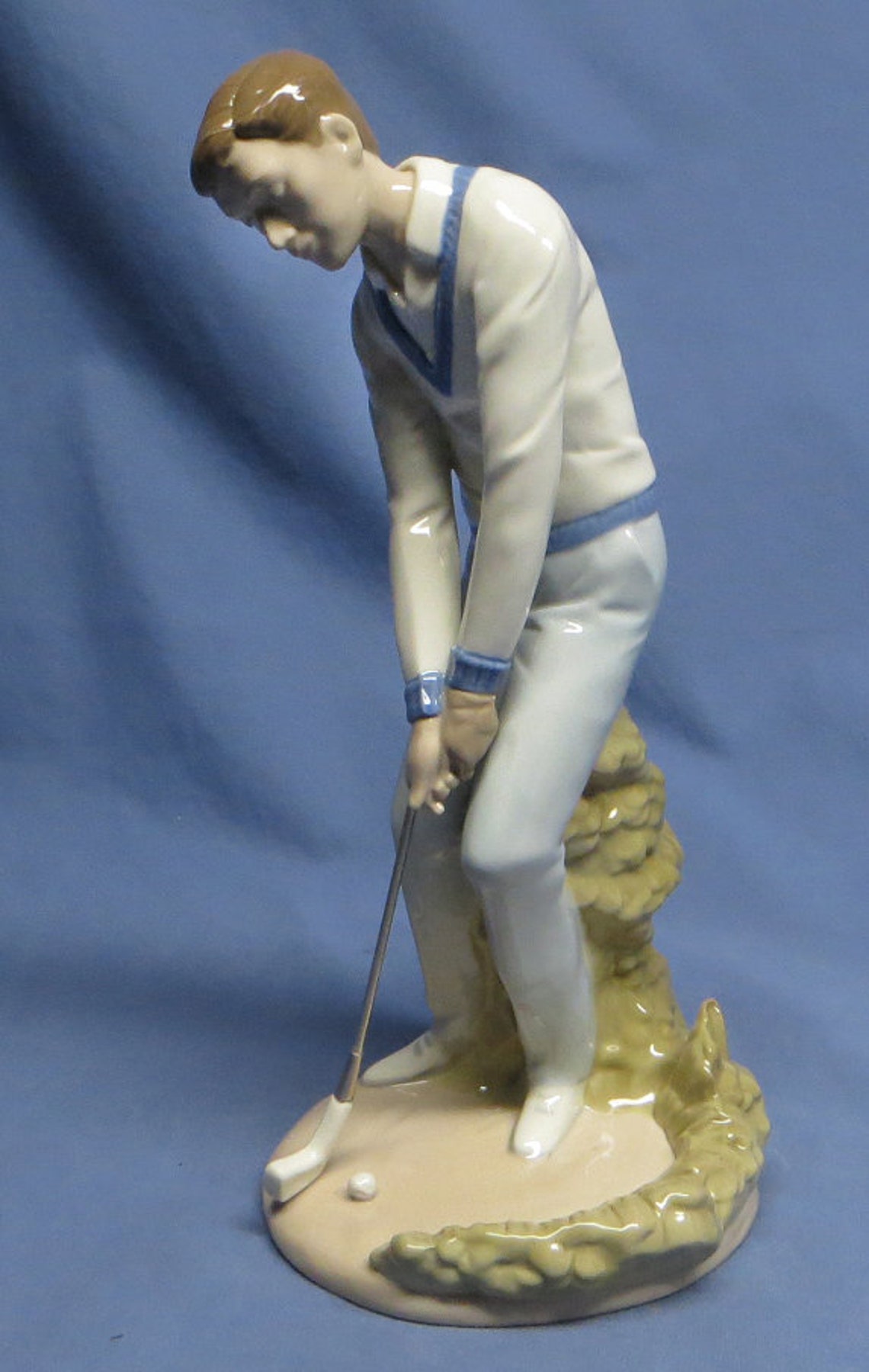 Rare Vintage Retired Nadal Male Golfer Figurine 4352 Etsy