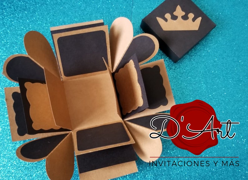 Download Explosion Box Silhouette Studio and SVG Files | Etsy