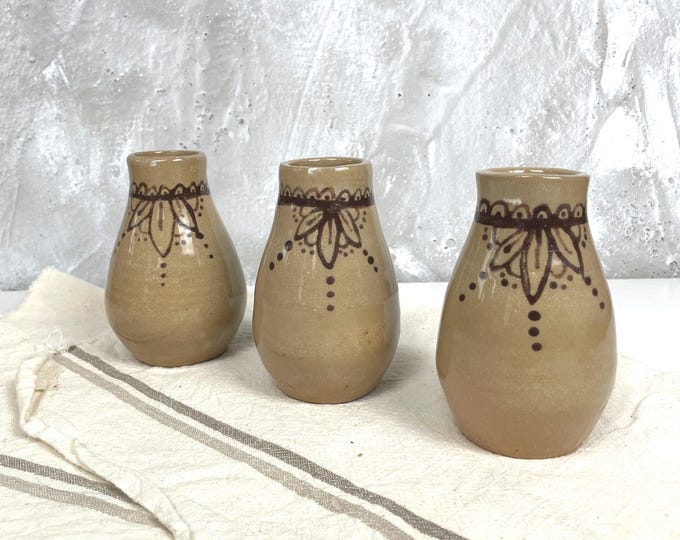 Featured listing image: Henna Collection - Small Brown Vase