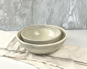 Hakeme Collection - White Serving Bowl