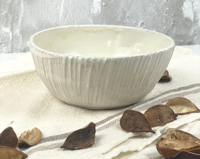 Featured listing image: Hakeme Collection - White Cereal Bowl