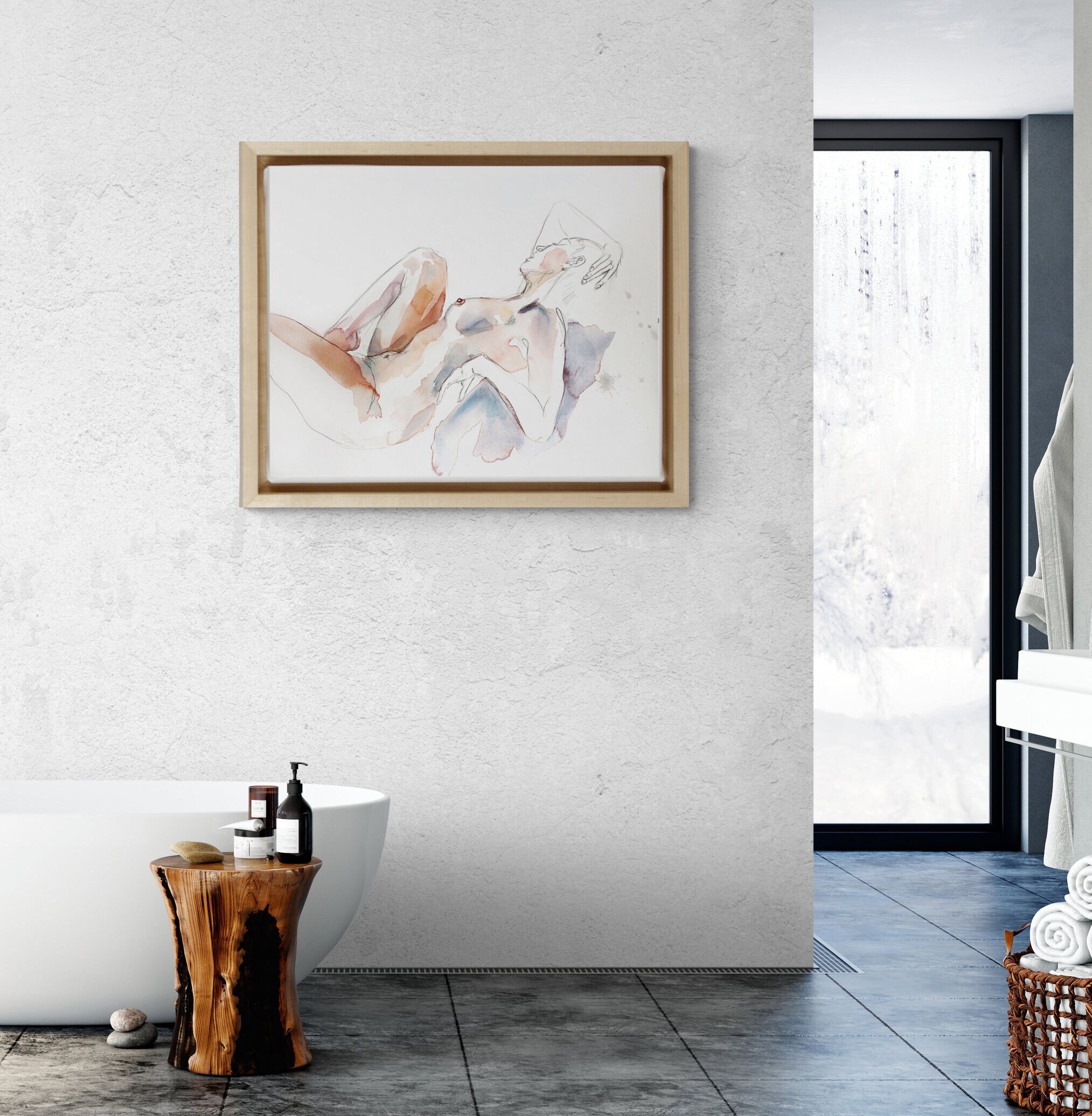 Expressive Nude Figure Art - beobbsw