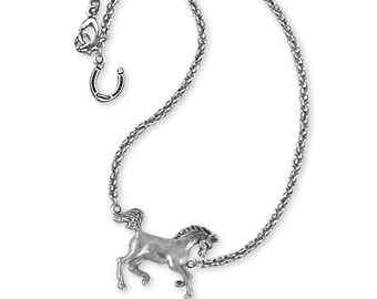 Horse Jewelry Horse Bracelet Jewelry Sterling Silver Handmade Horse Bracelet EQU6-B