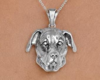Labrador Retriever Pendant Sterling Silver, Handmade Labrador Retriever Necklace, Labrador Jewelry Gift LB2-P