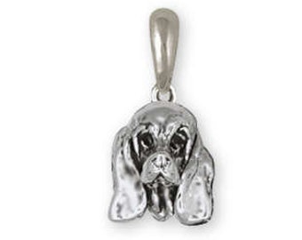 Basset Hound Jewelry Basset Hound Pendant Jewelry Sterling Silver Handmade Dog Pendant BH3-P