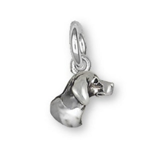 Joyería Vizsla Joyería con dije de Vizsla Dije de perro hecho a mano en plata esterlina