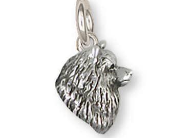 Keeshond Jewelry Keehsond Jewelry Keeshond Charm Jewelry Sterling Silver Keeshond Dog Charm KH1H-C